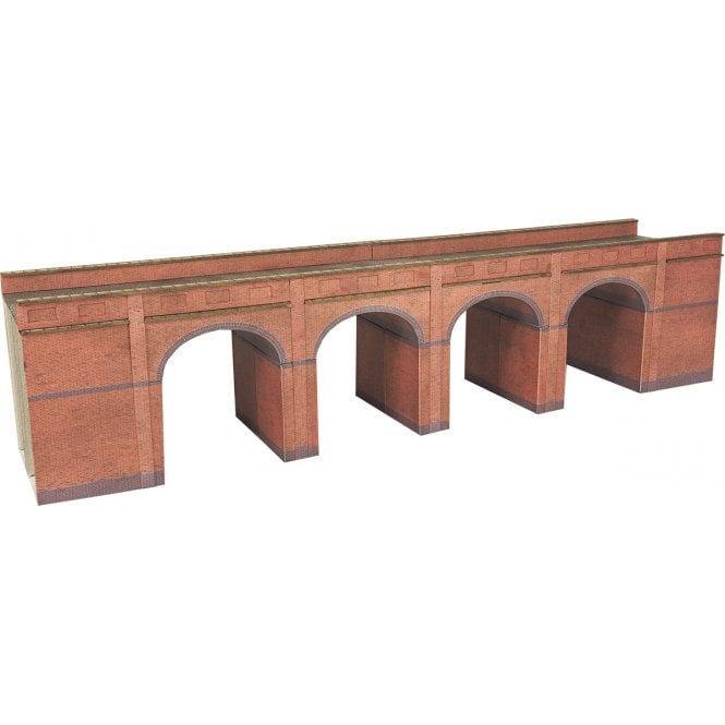 Metcalfe N Viaduct - Red Brick - N Scale