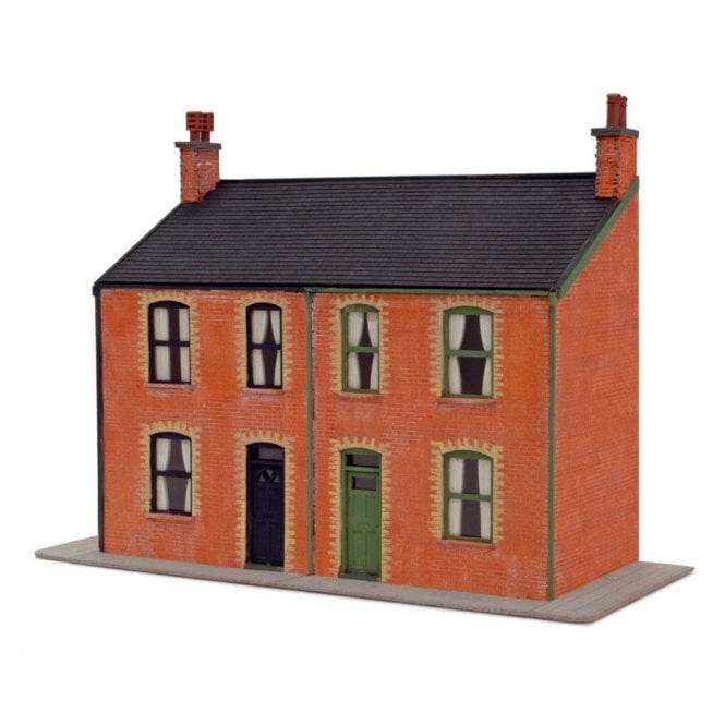 Peco Victorian Houses Semi-Detached (Low Relief Fronts)