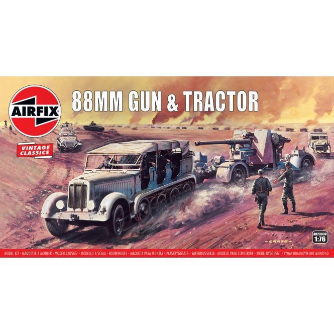 Airfix Vintage Classics: 88mm Gun & Tractor (1:76)