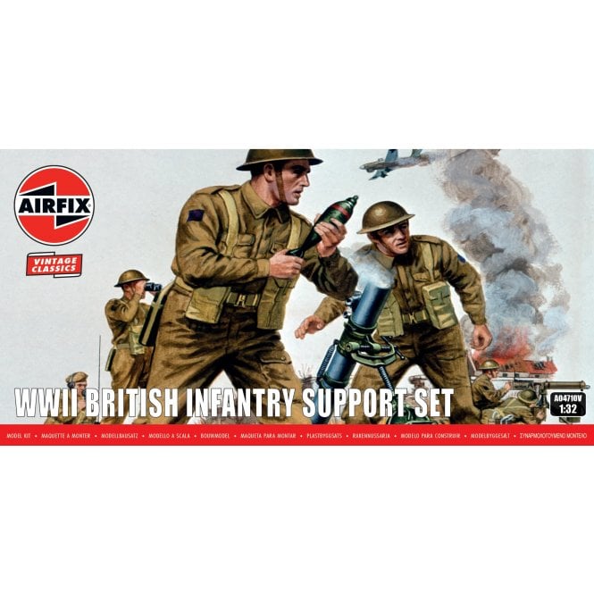 Airfix Vintage Classics: British Infantry Support Set (1:32)