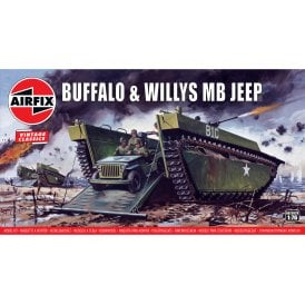 Vintage Classics: Buffalo & Willys MB Jeep (1:76)