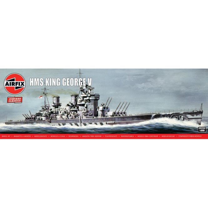 Airfix Vintage Classics: King George V battleship (1:600)