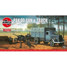 Vintage Classics: Pak 40 Gun & Truck (1:76)