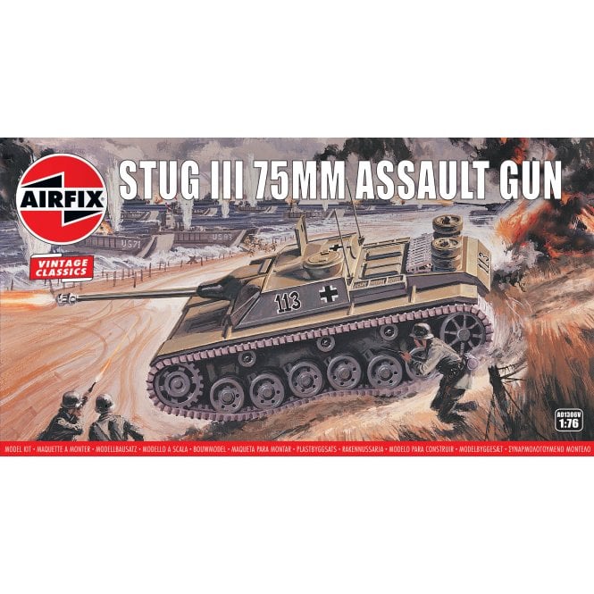 Airfix Vintage Classics: Stug III 75mm Assault Gun (1:76)
