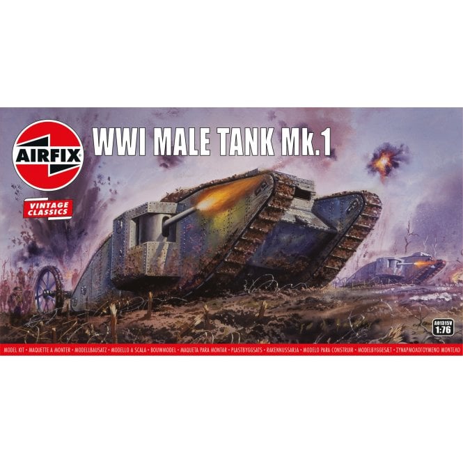 Airfix Vintage Classics: WWI Male Tank Mk.I (1:76)