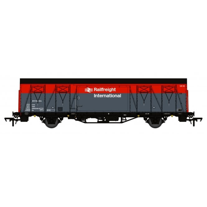 Rapido UK VIX No. 21 70 2380 249-9, Railfreight International red/grey