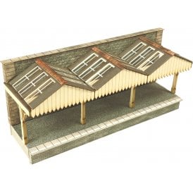 Walled Backed Canopy - N Scale
