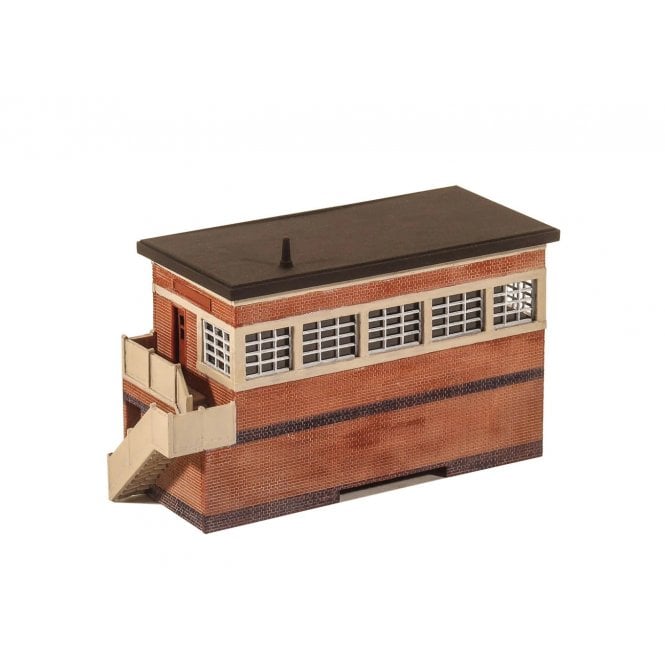 Ratio Wartime (ARP) Flat Roof Signal Box Kit N Scale
