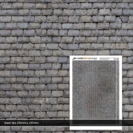 Weathered Slate Roofing Texture Paper (Pk of 5) (OO)