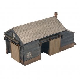 Scenecraft Wooden Goods Shed (OO)