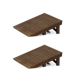Wooden platform Ramps (x2) (N)