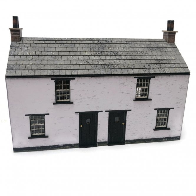 Scale Model Scenery Workers Cottages – Laser-cut kit (OO)