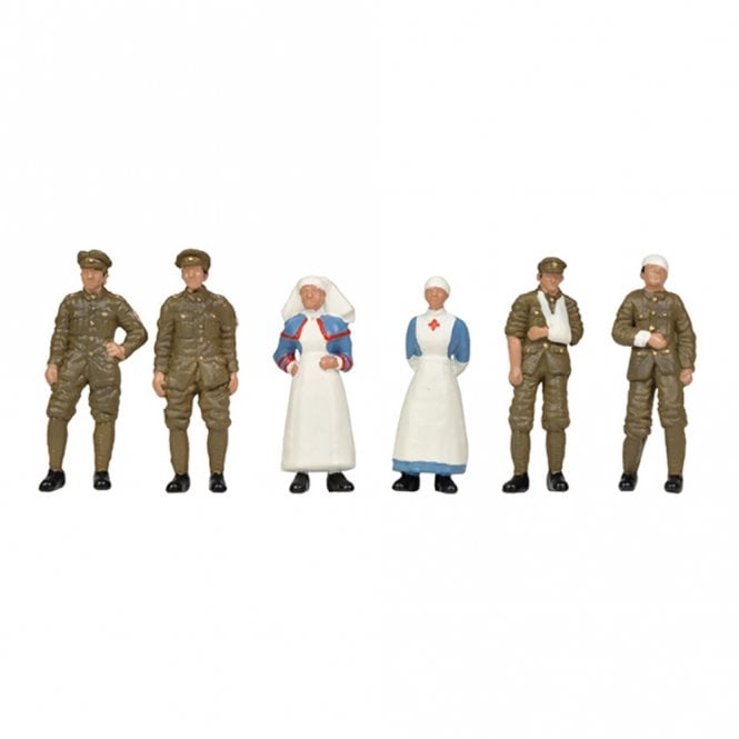 Scenecraft WW1 Medical Staff and Soldiers (OO)