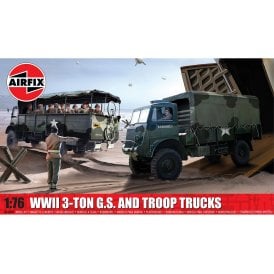 WWII 3-Ton G.S. and Troop Trucks (1:76)