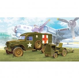 WWII US Ambulance & Towing Tractor (1:72)