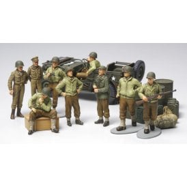 WWII US Army Infantry & Jeep (1:48)