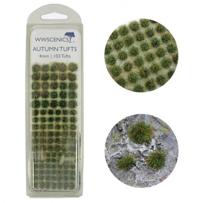 WWScenics WWS Autumn Tufts 4mm x103