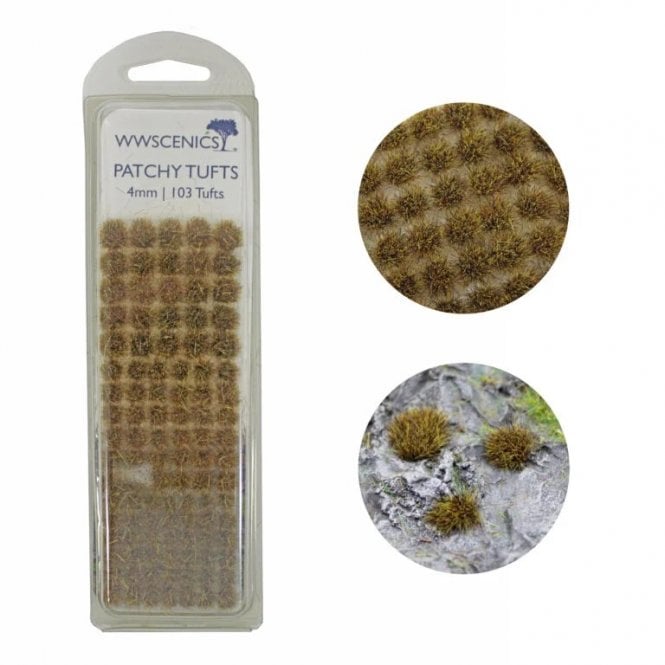 WWScenics WWS Patchy Tufts 4mm x103