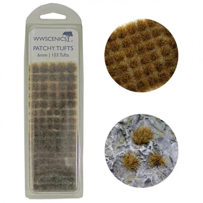 WWScenics WWS Patchy Tufts 6mm x103