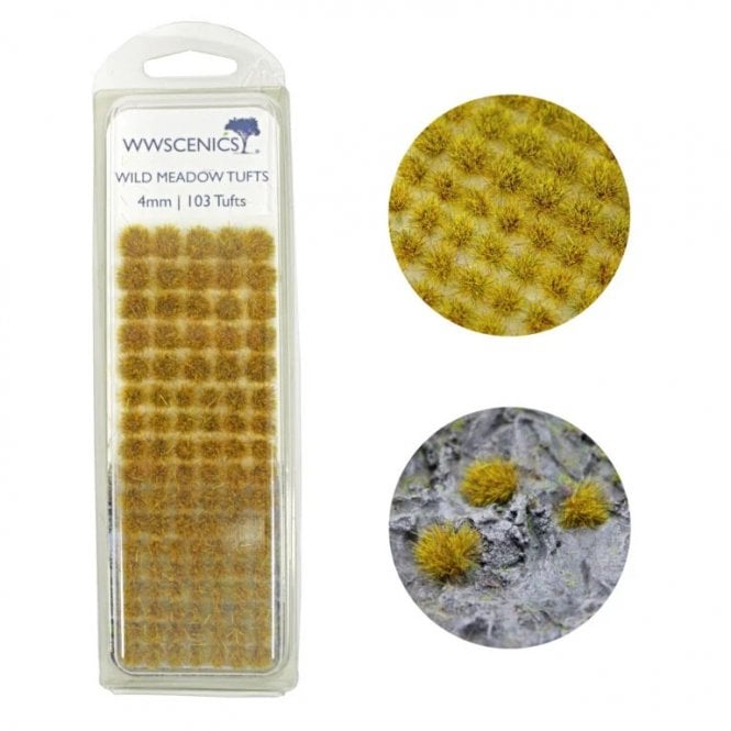 WWScenics WWS Wild Meadow Tufts 4mm x103