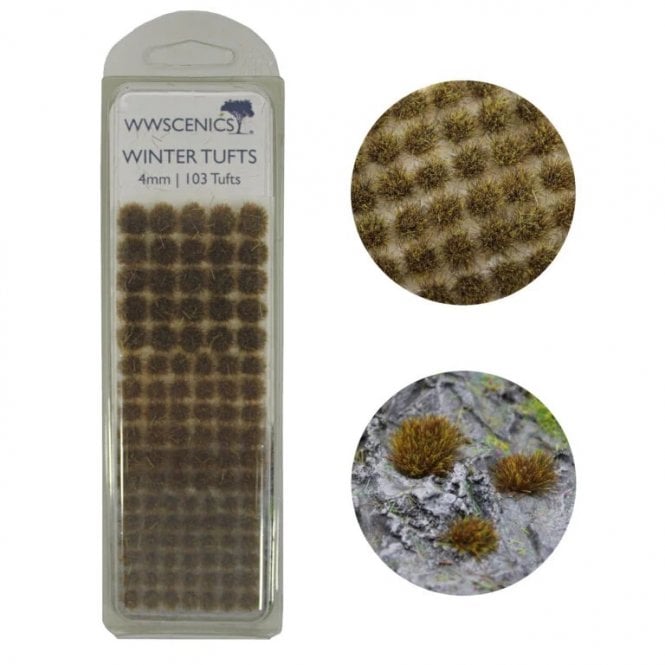 WWScenics WWS Winter Tufts 4mm x103