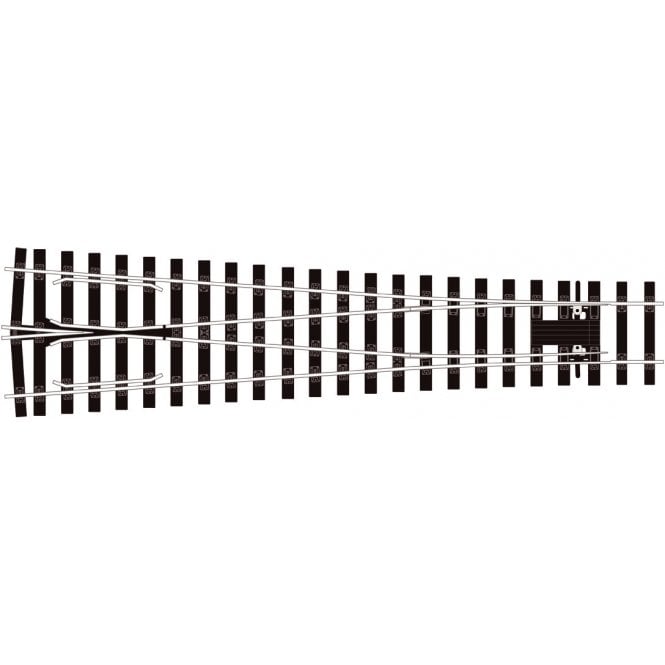 Peco Y Medium Radius (1828mm - 72”) Turnout Electrofrog