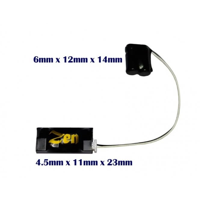 DCC Concepts Zen 3-Wire Medium Stay Alive for Zen Black & Blue+ Decoders
