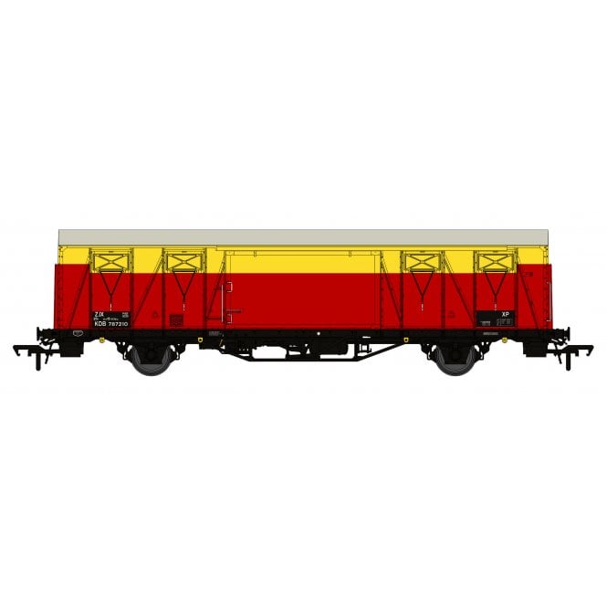 Rapido UK ZJX No. KDB787210, S&T ‘Satlink’ red/yellow